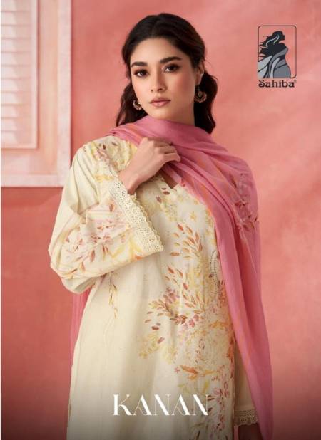 Kanan By Sahiba Heavy Embroidery Pure Cotton Dress Material Wholesale Market In Surat Catalog